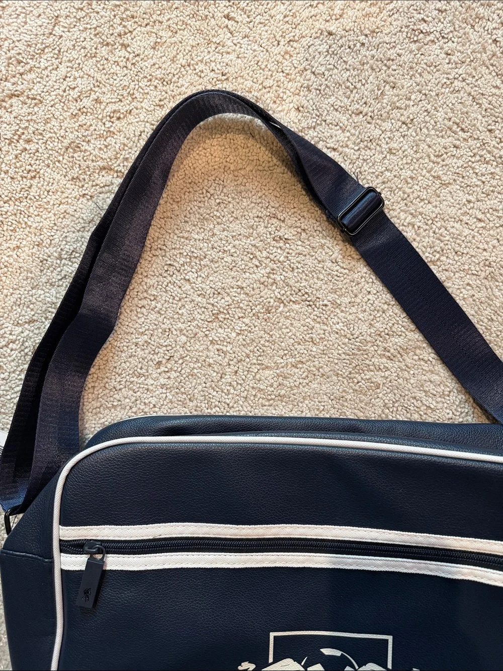 NWT REDBULL Leipzig Dark Blue/Black and White Men's Sports Duffle Bag